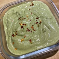 A picture of Jalapeño Cilantro Hummus.