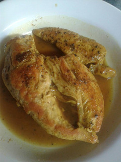 Una foto de Pechugas de pollo al curry