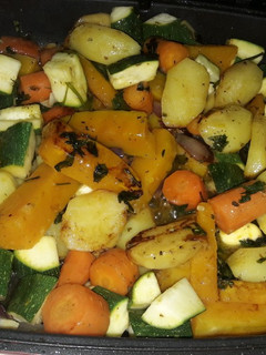 A picture of Pan Roasted vegetables.