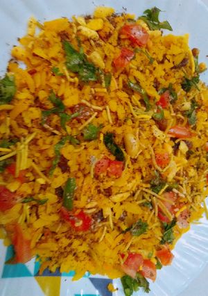A picture of Masala poha.