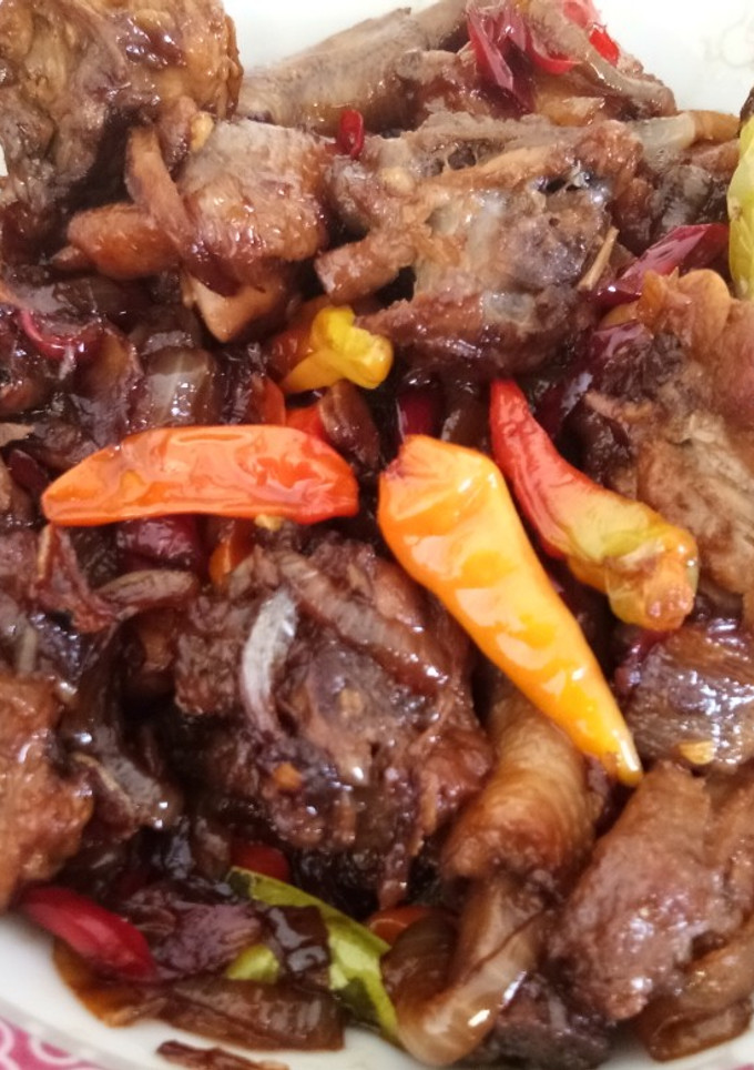 Foto resep Tumis ayam pedas