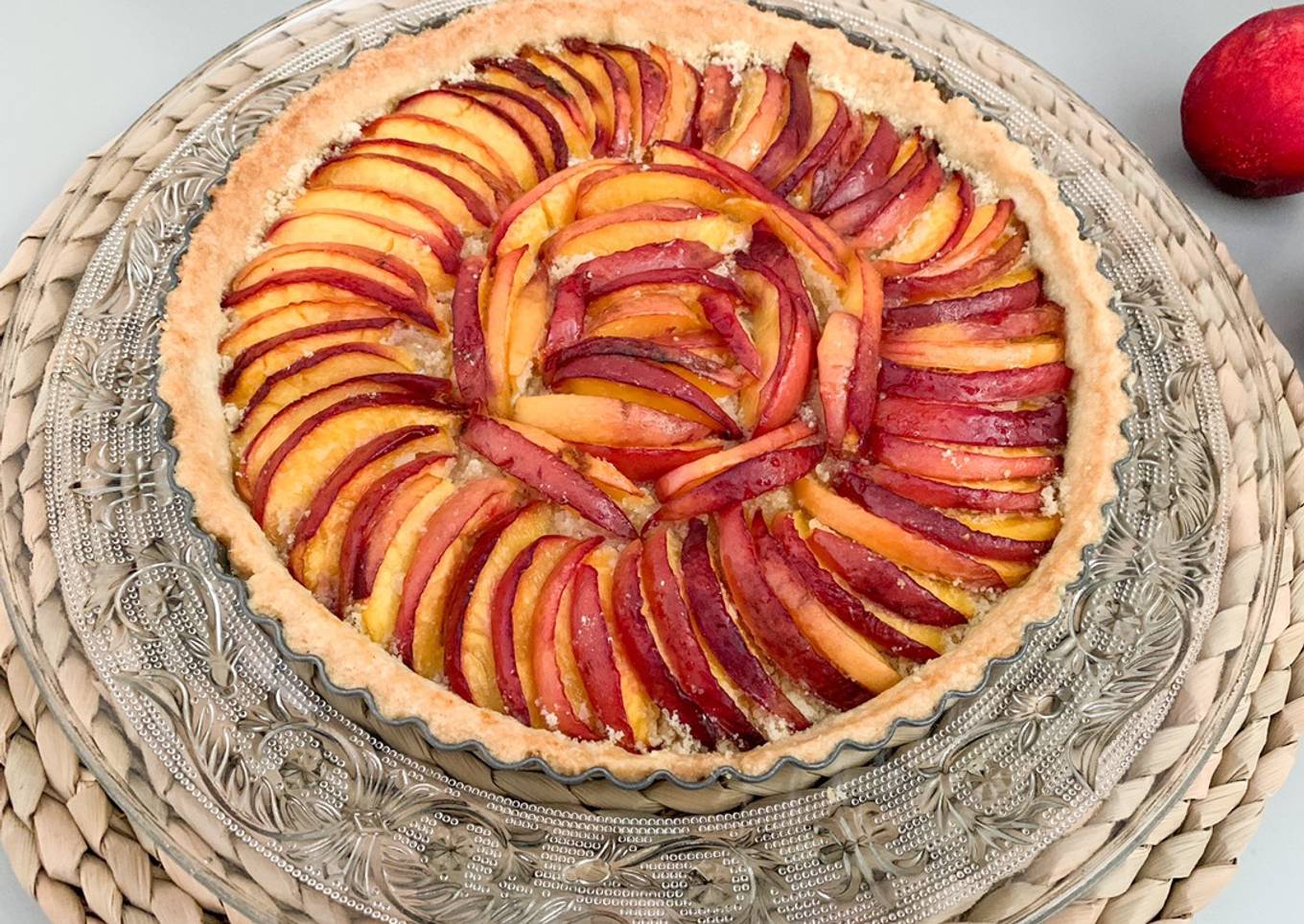Tarte aux nectarines