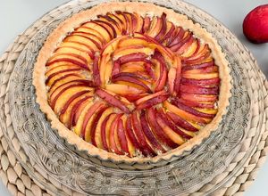 Une photo de Tarte aux nectarines