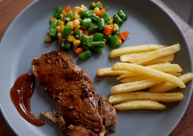 Resep Beef steak simple yang Lezat Sekali