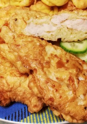 Csirkemell, extra sajtos bundában🧀 recept fotója