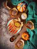 Magdalenas de calabaza asada y avena 🎃🥣!!