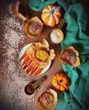 Magdalenas de calabaza asada y avena 🎃🥣!!
