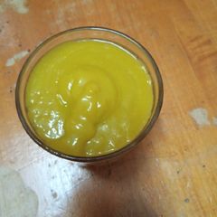 A picture of Mixed fruit smoothie(Mango,Avocado,Bananas and Ginger).