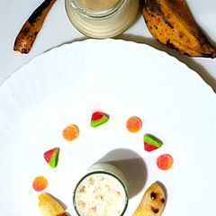 A picture of Banana milkshake.