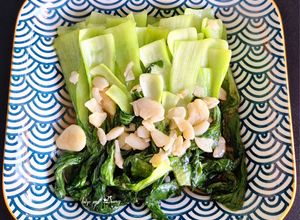 Hình của món Cải thìa xào tỏi.