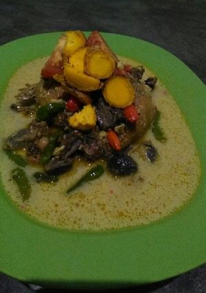 Foto resep Santan kepala ati ampela ayam