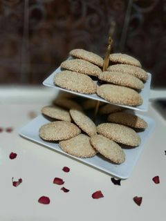 عکسی از دستور کلوچه کنجدی 😍