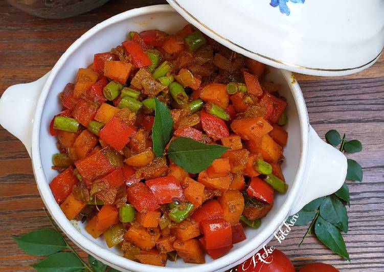 Cara Gampang Menyiapkan Vegetables Curry ala Tania Helena, Lezat