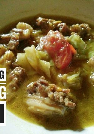 Foto resep Tongseng daging sapi dengan santan