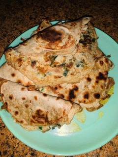 A picture of Egg Paratha.