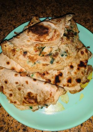 A picture of Egg Paratha.