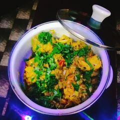 A picture of Gobhi gosht.