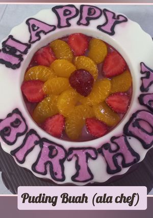 Foto resep Puding Buah (ala chef)