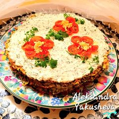 Appetizer "zucchini cake" A picture of Appetizer "zucchini cake".