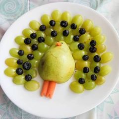 A picture of Peacock Fruit Platter.