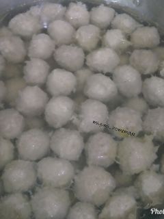Foto resep Bakso ayam mix sapi