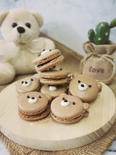 Foto resep Chocolate macaron (french method)