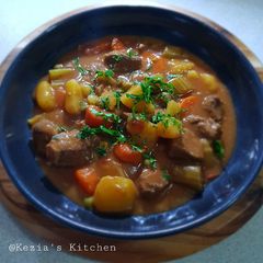 A picture of Kez's Lamb Stew.