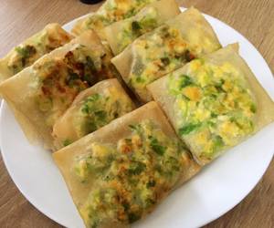 Masakan Populer Martabak telur kulit lumpia Ala Restoran