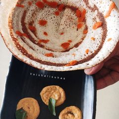 A picture of Aloo Suji Dosa.