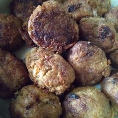 A picture of Jack fruit kebab.