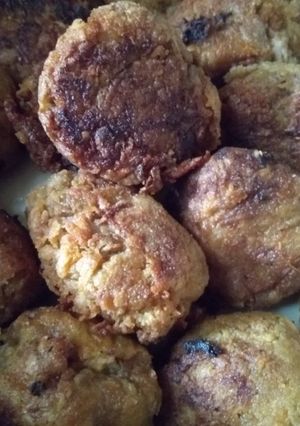 A picture of Jack fruit kebab.
