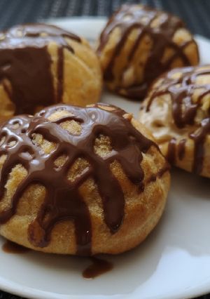 Narancsos profiterol 🍊 recept fotója