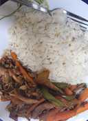 Stir Fry with White Rice