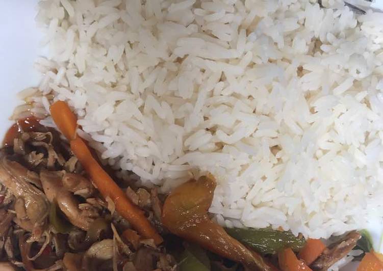 Stir Fry with White Rice