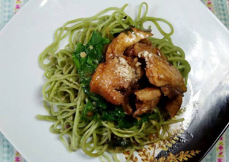 Mie sehat teriyaki
