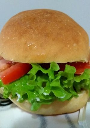 Foto de Pão de hambúrguer caseiro