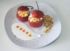 Una foto de Rocoto relleno