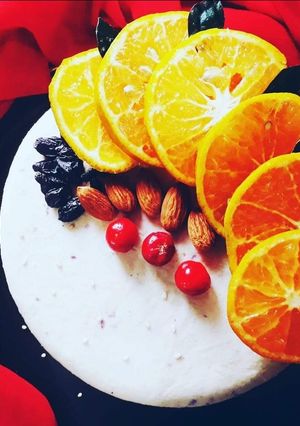 A picture of Eggless Mix fruit cake.