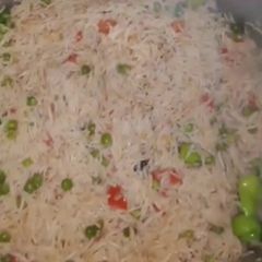 Beautiful Matter Pulao 😋🍝💞 A picture of Beautiful Matter Pulao 😋🍝💞.