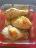 Pollito al horno (opción 1) fácil, sencillo y muy rico