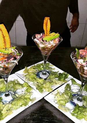 Una foto de Salpicon de mariscos