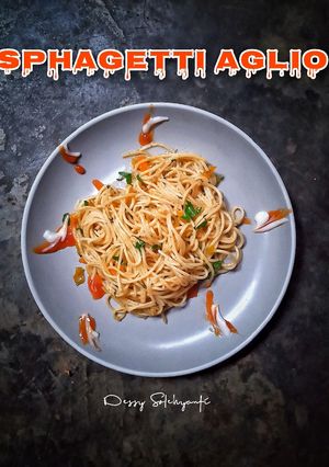 Foto resep Sphagetti Aglio