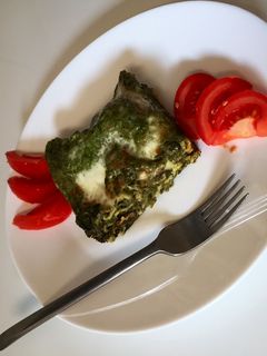 Spenótos lasagne recept fotója