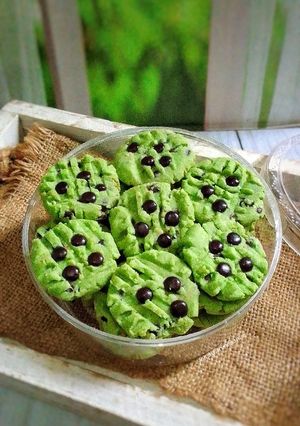 Foto resep Goodtime Pandan Choco Cookies