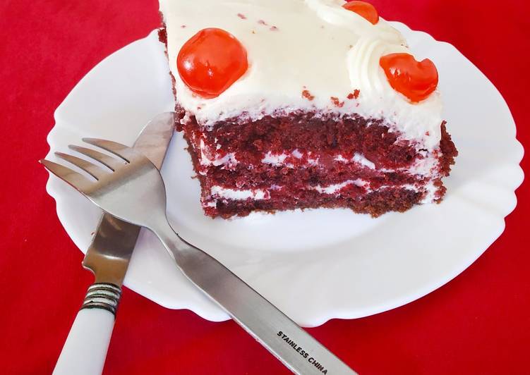 Steps to Make Favorite Red velvet cake