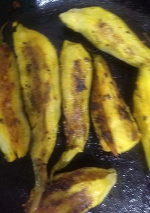 A picture of Stuffed Karela.