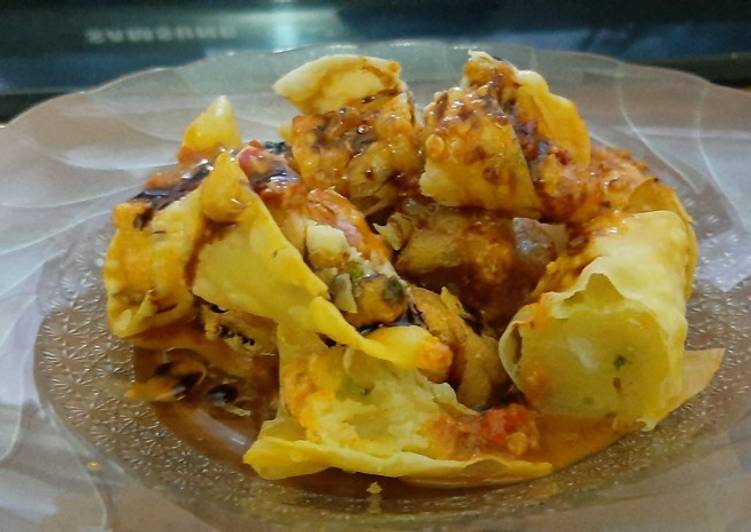 Langkah meracik Batagor udang Anti Gagal