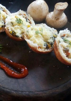 A picture of Bread cheese katori.