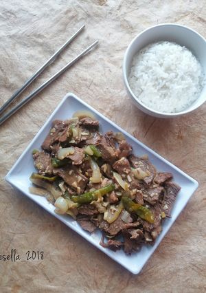 Foto resep Beef yakiniku ala hokben