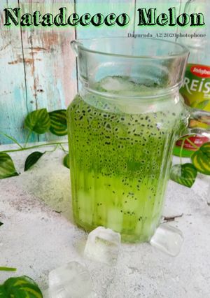 Foto resep Natadecoco Melon selasih